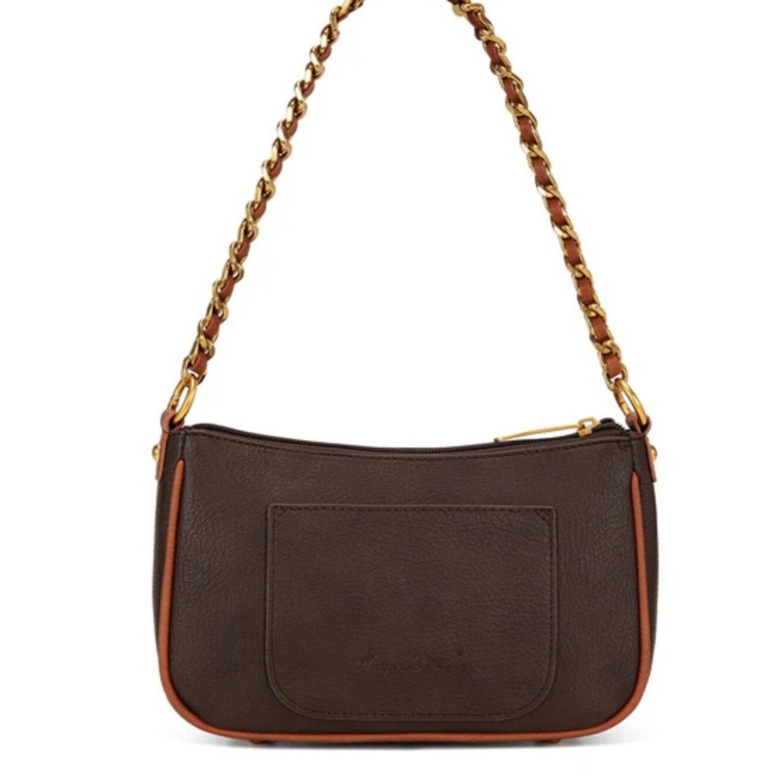 Montana West Tooled Floral Chain Strap Crossbody Shoulder Bag Coffee NWT