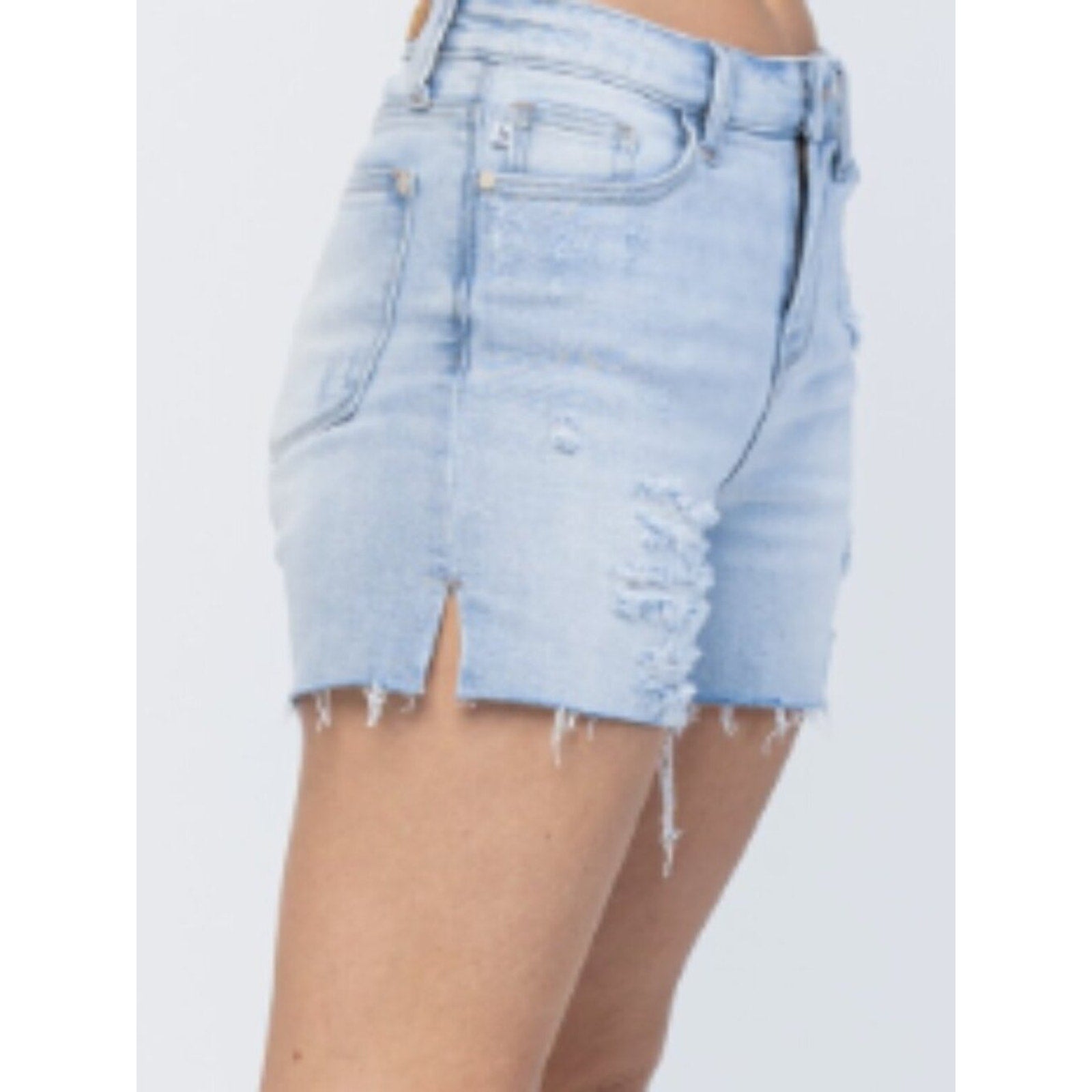 Judy Blue High Waist side slit cutoffs XL NWT