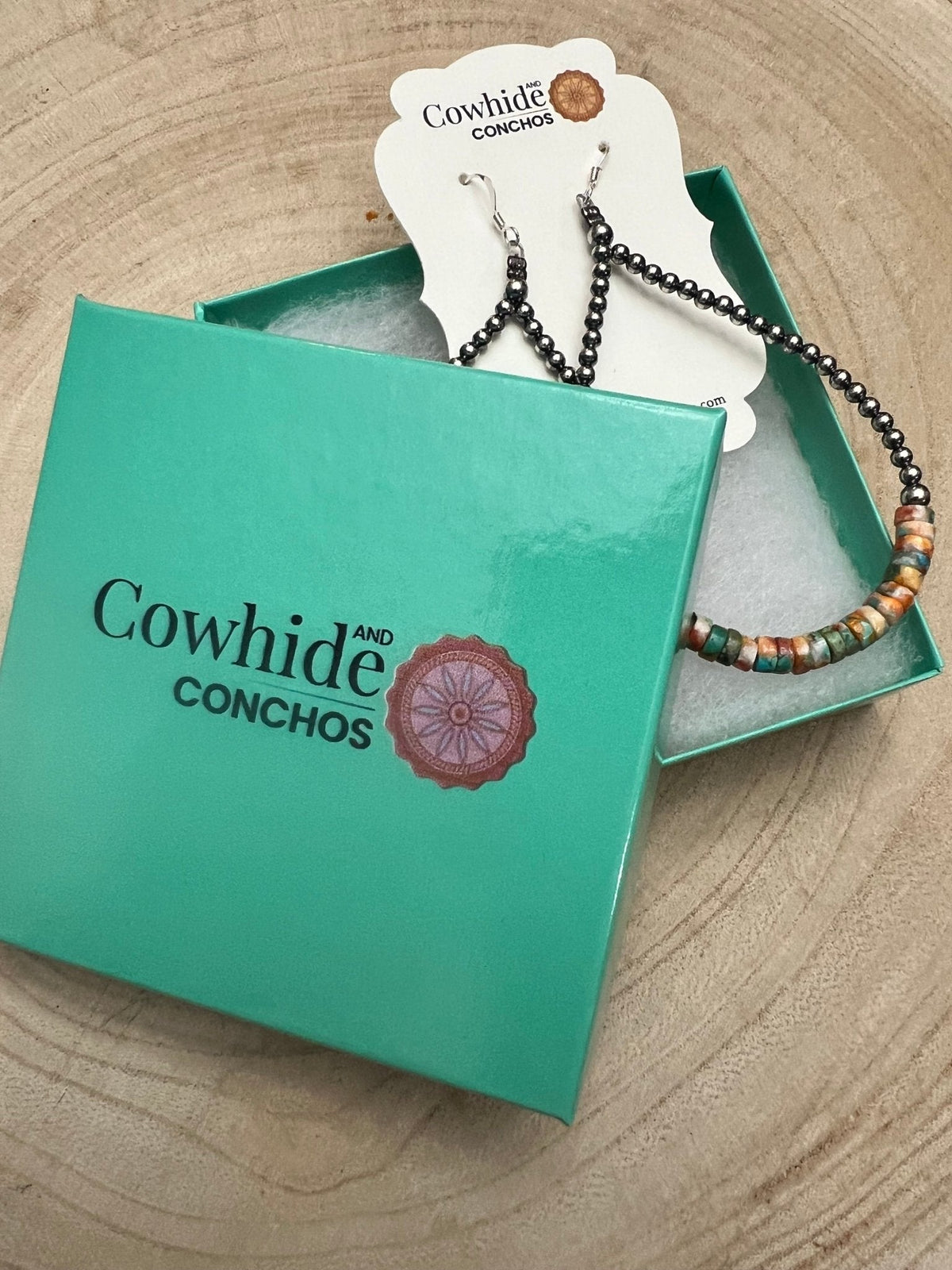 Sterling Pearl Teardrop Earrings with Spiny Oyster & Turquoise