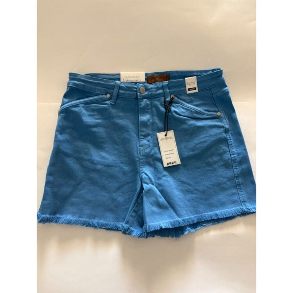Judy Blue "Up High" Sky Blue Shorts-XL NWT