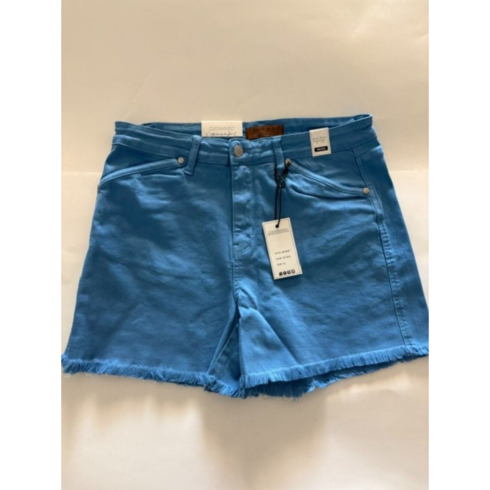 Judy Blue "Up High" Sky Blue Shorts-XL NWT