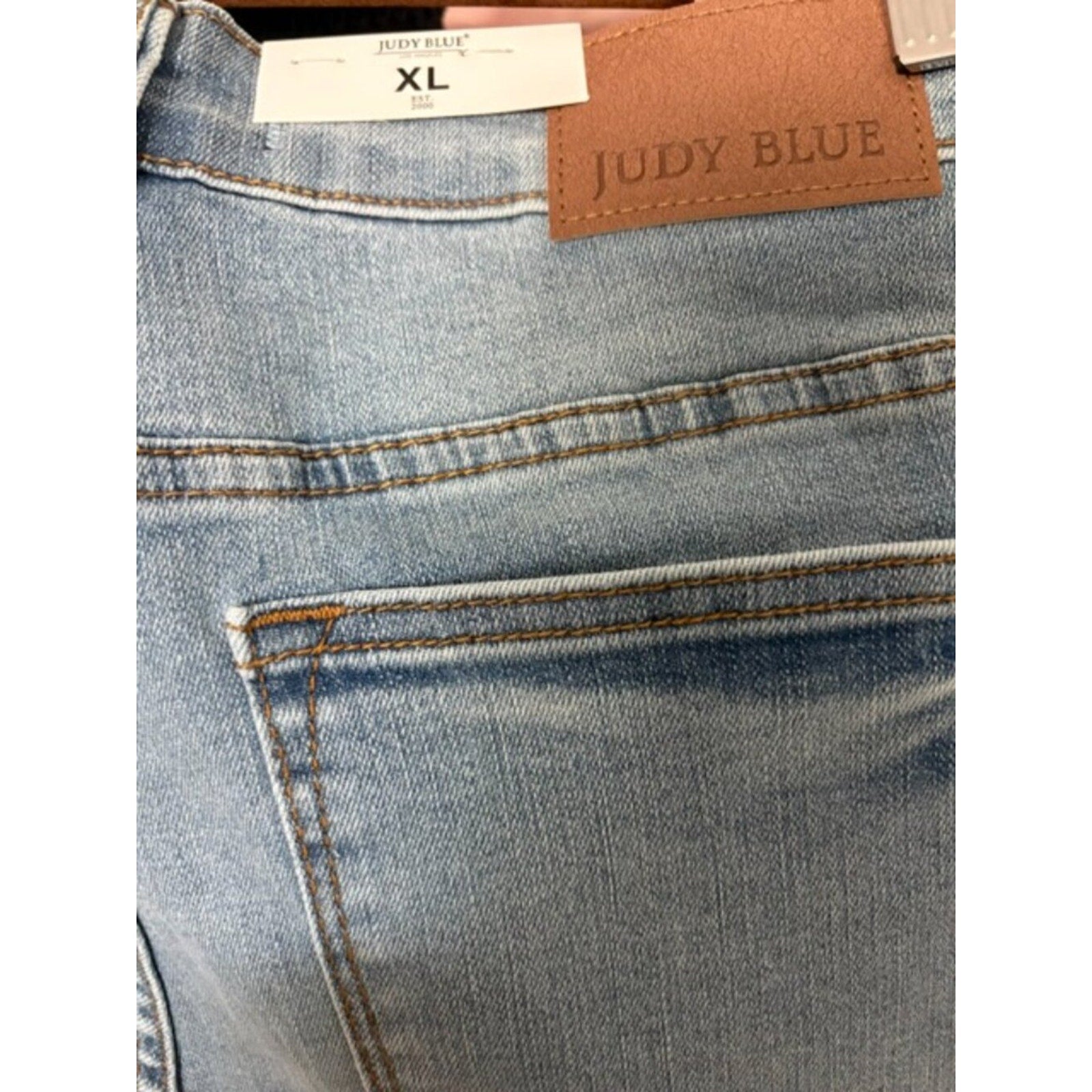 Judy Blue Tummy Control High Waist Shorts JB150205, XL NWT