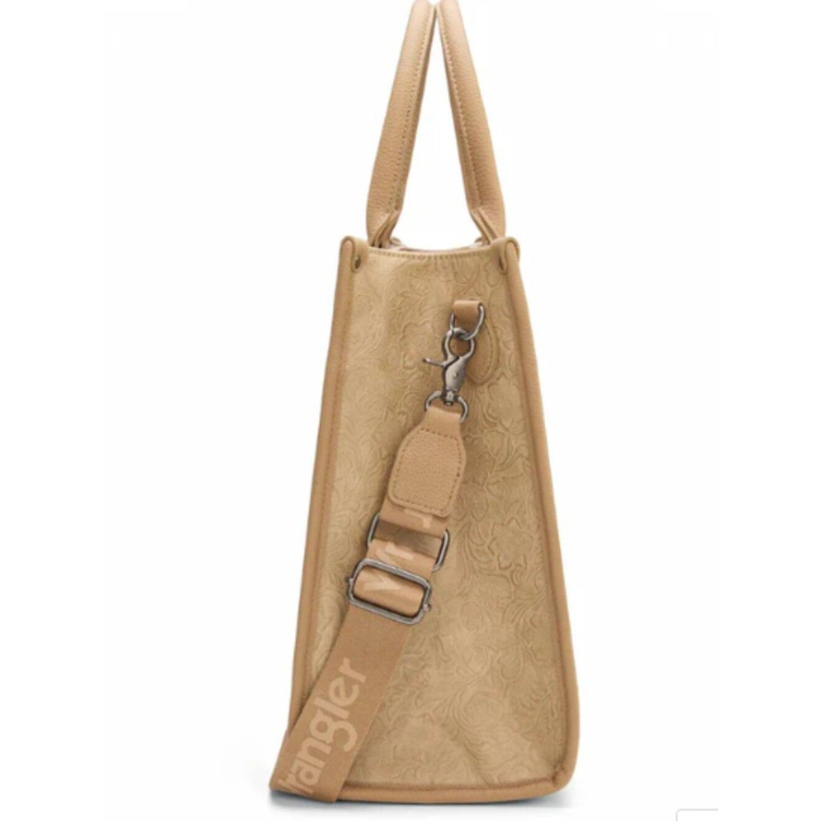 Wrangler Carry-All Tote Laptop, Travel, Teacher Tote Bag, Khaki NWT