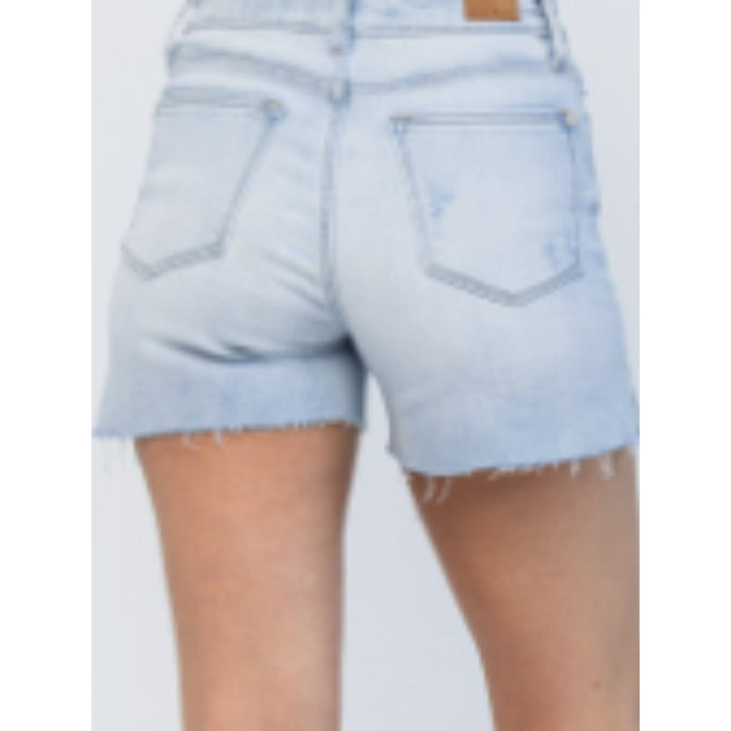 Judy Blue High Waist side slit cutoffs XL NWT