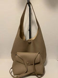NEWBELLA Hanna Women's 2-piece Shoulder Bag & Clutch Set Brown NWOT
