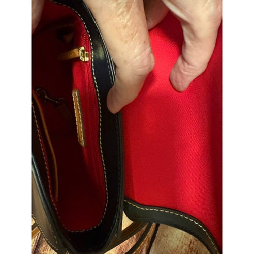 Dooney Bourke Wexford Leather Saddle Crossbody Dark Marine, NWOT