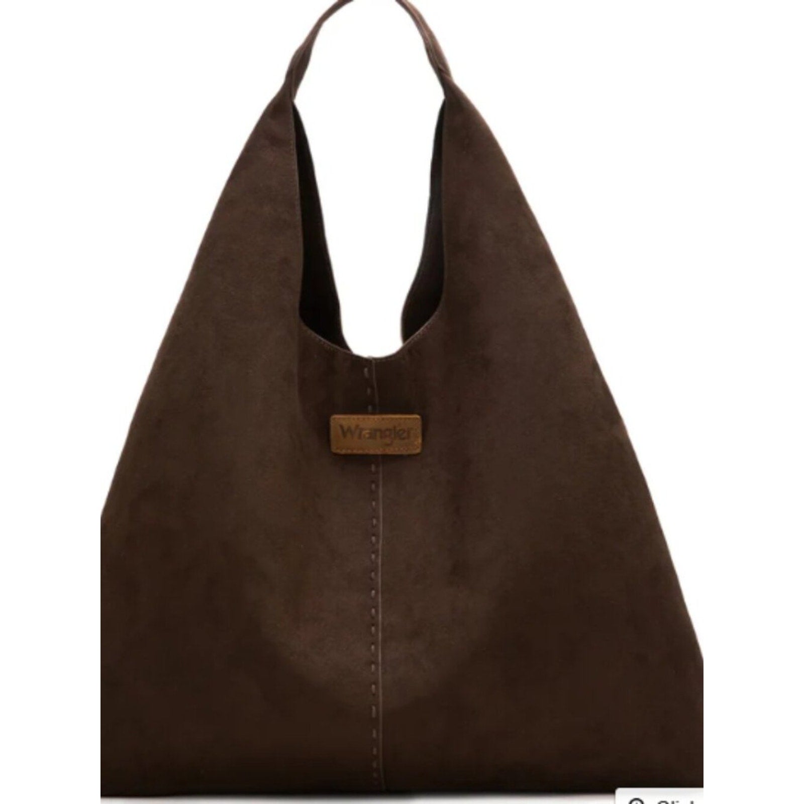 Wrangler Slouchy Hobo Tote Bag, Coffee/Brown NWT