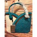 Montana West Cowhide Floral Tooled Tote Bag, NWT