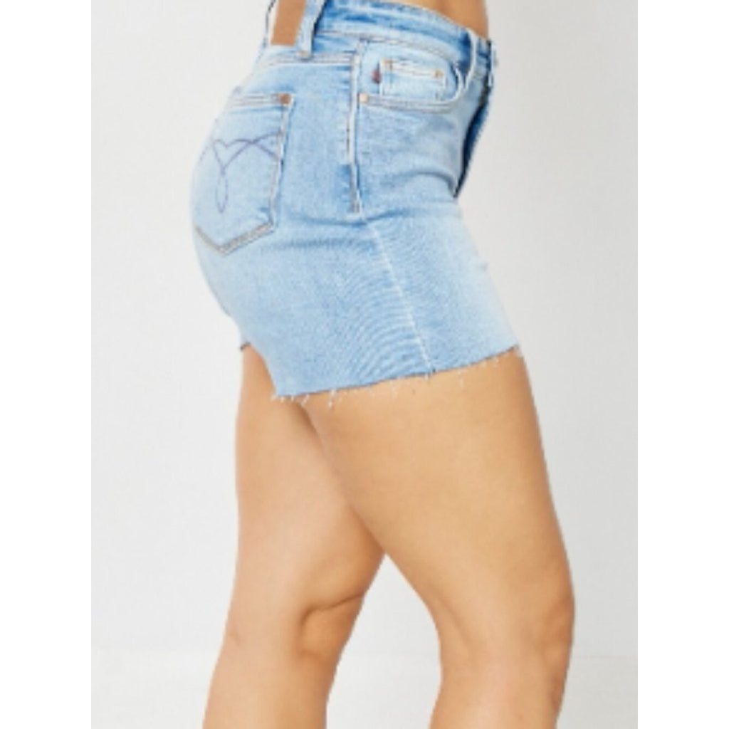 Judy Blue High Waisted cutoff shorts XL NWT JB15276LT