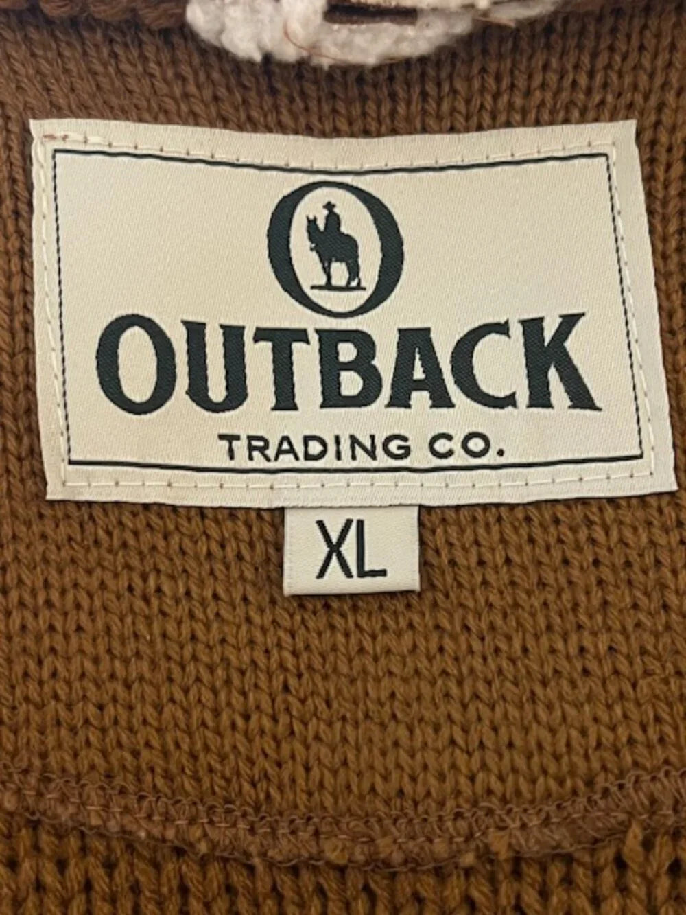 Outback Trading Co. Leia Sherpa Waterfall Cardigan - XL NWOT